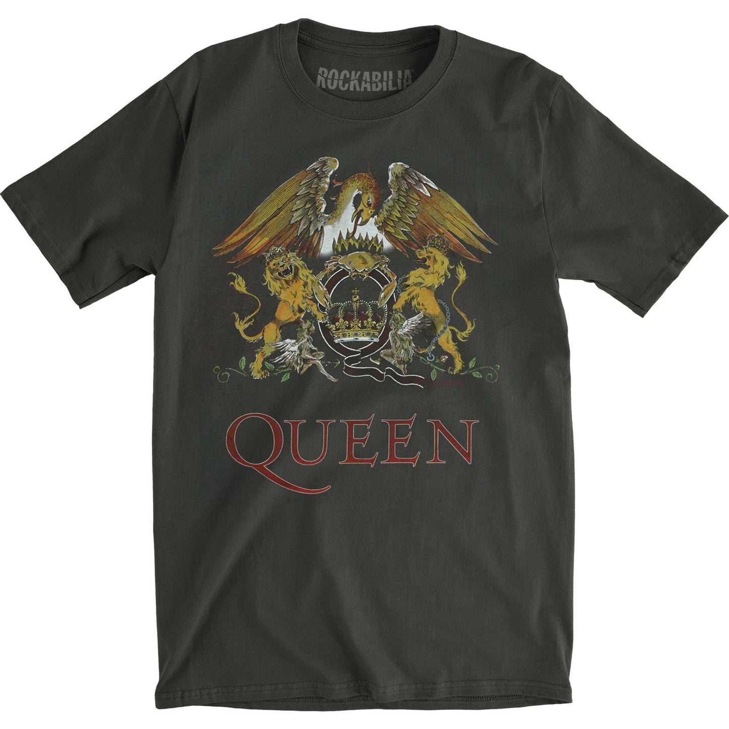 Queen Royal Crest Vintage T-shirt Front