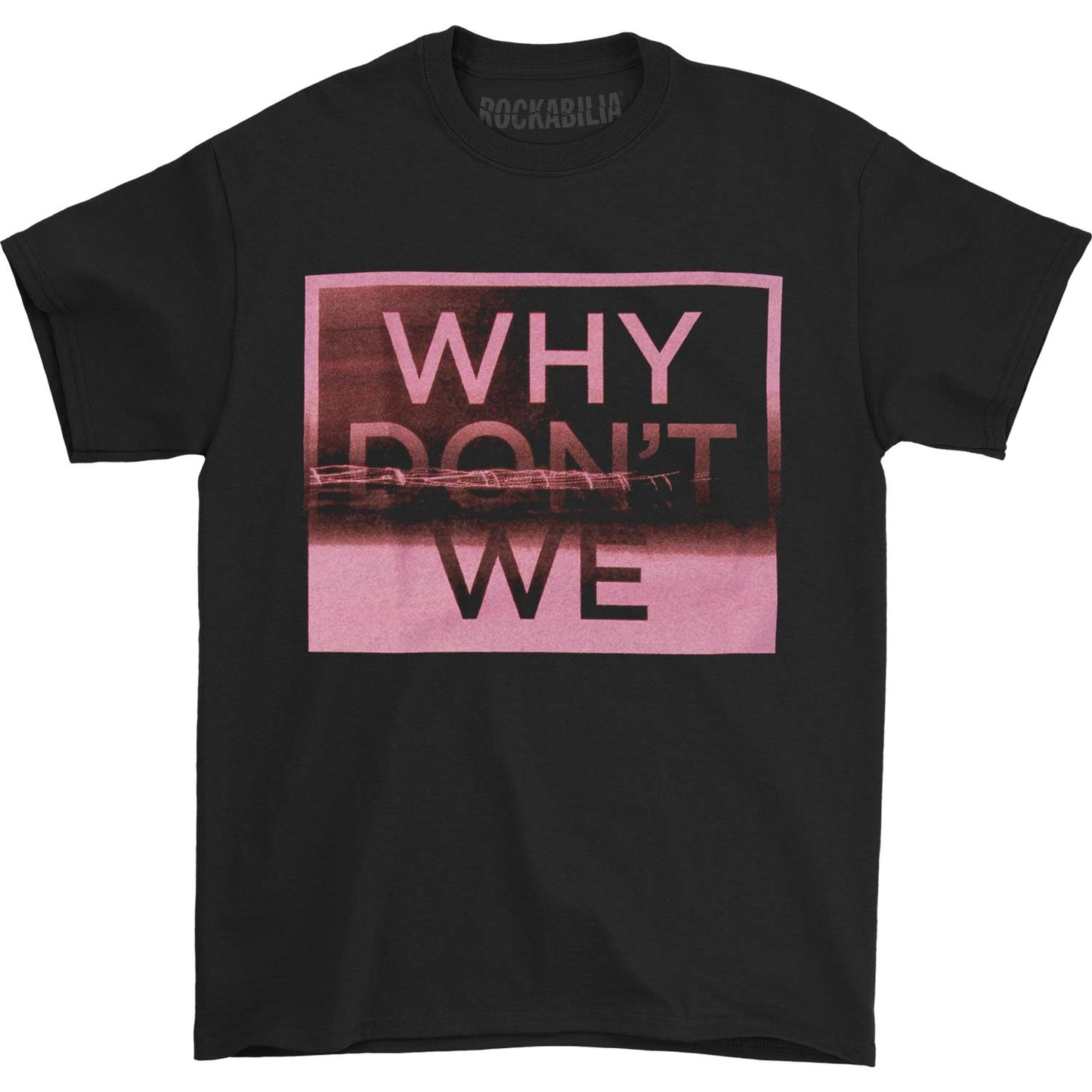 Why Don't We Motion Blur Tee T-shirt Front