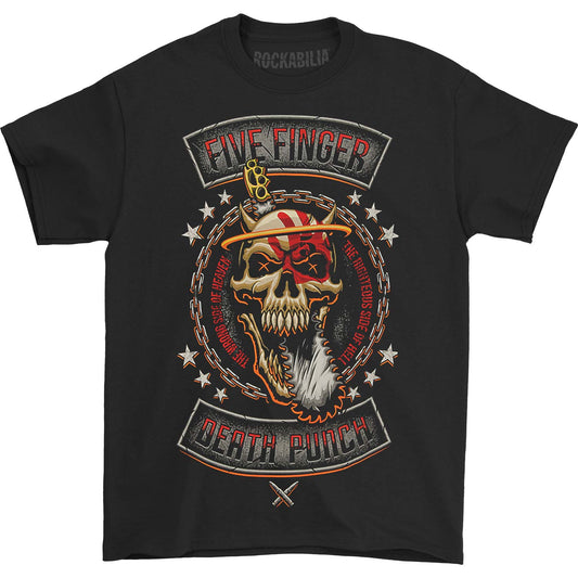 Five Finger Death Punch Rebellion Revised T-shirt Front