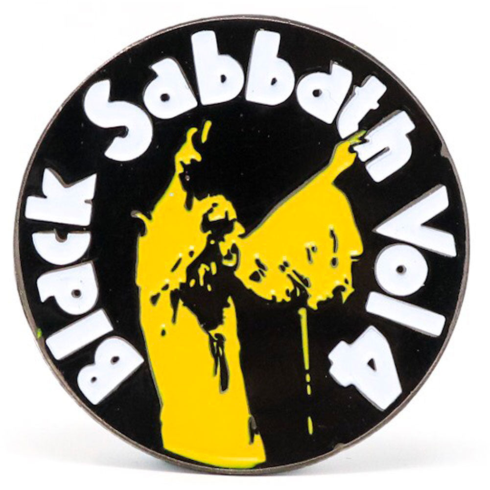 Black Sabbath Vol. 4 Enamel Pin Pewter Pin Badge
