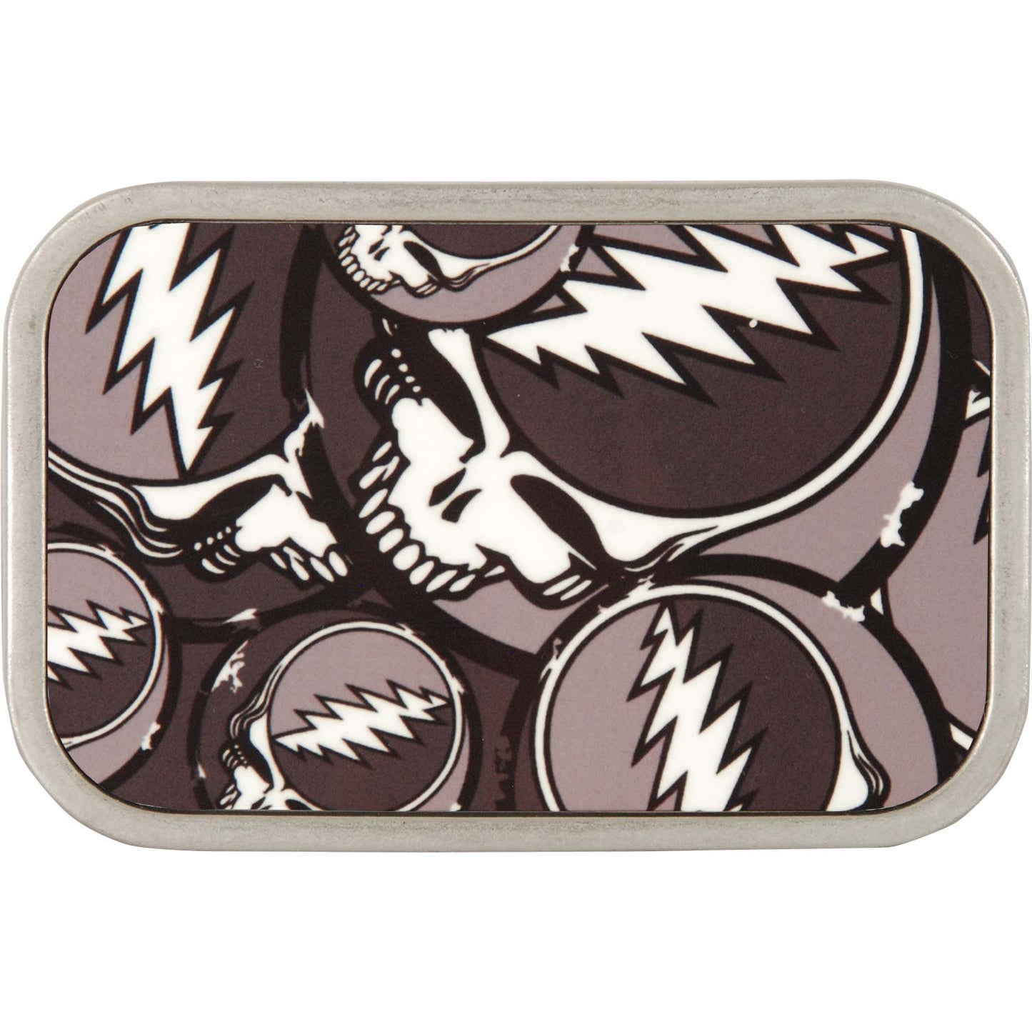 Grateful Dead BW Stacked SYF Belt Buckle
