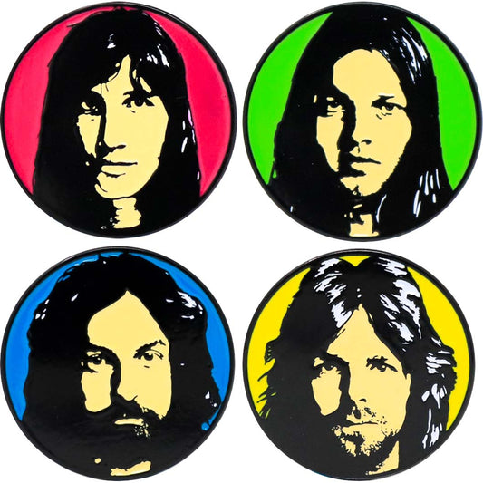 Pink Floyd 'Echoes' Enamel Pin Set Pewter Pin Badge