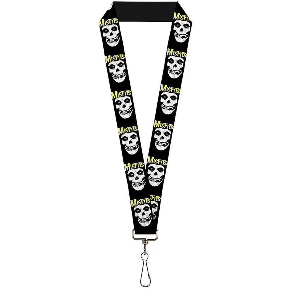 Misfits Close Up Fiend Skull Lanyard Front