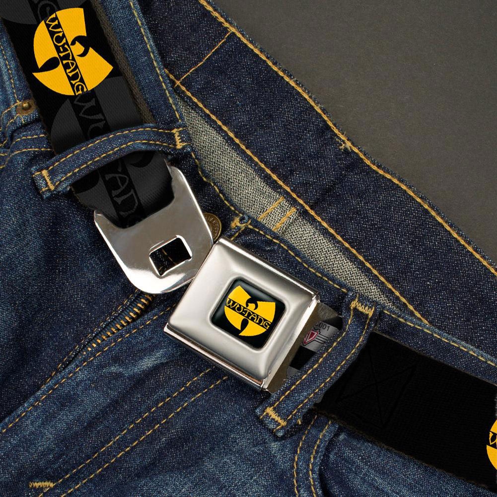 Wu Tang Clan Logo Seatbelt Buckle Belt Back