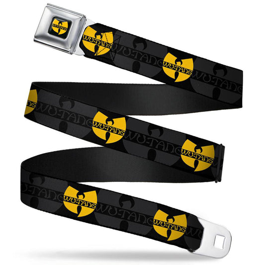 Wu Tang Clan Logo Seatbelt Buckle Belt Front