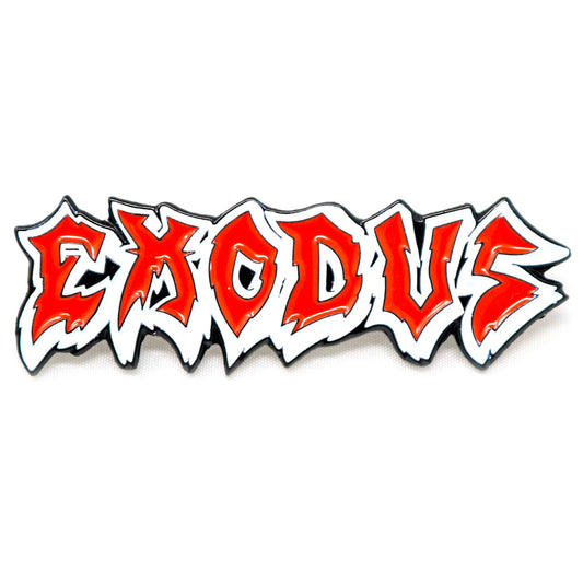 Exodus Logo Enamel Pin Pewter Pin Badge