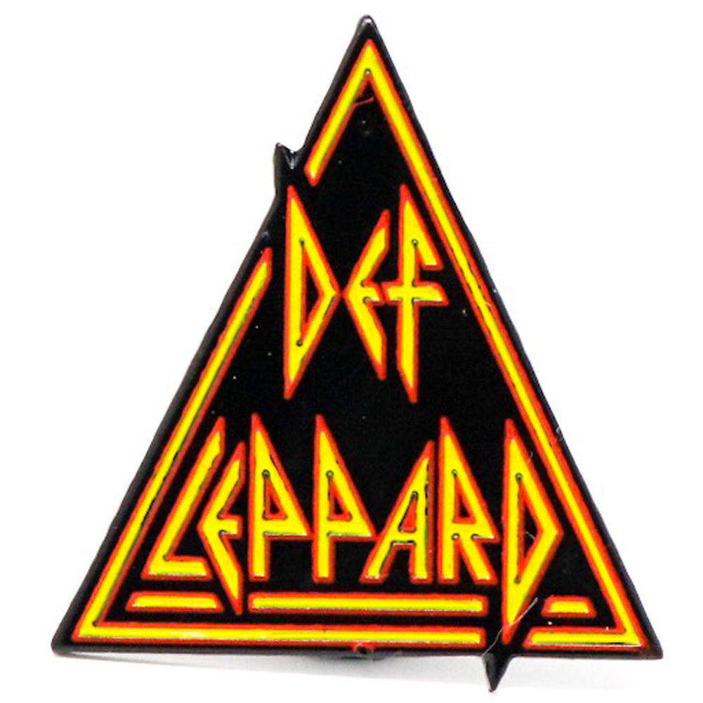 Def Leppard Logo Enamel Pin Pewter Pin Badge