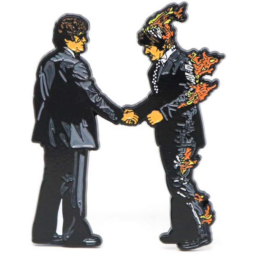 Pink Floyd Wish You Were Here Enamel Pin Pewter Pin Badge