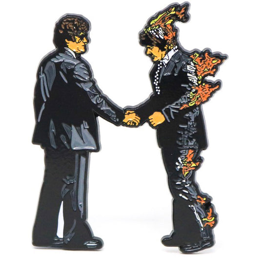 Pink Floyd Wish You Were Here Enamel Pin Pewter Pin Badge