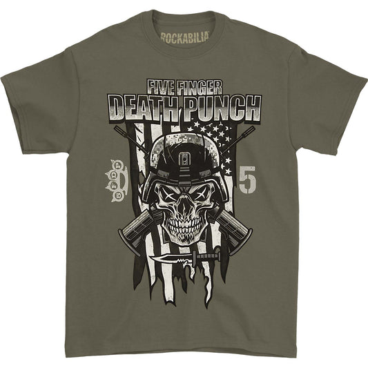 Five Finger Death Punch Infantry Special Forces T-shirt Front