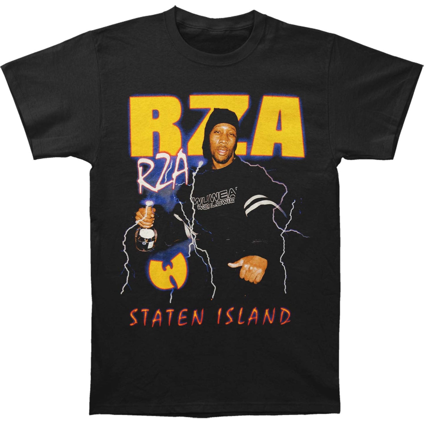Wu Tang Clan RZA Staten Island Slim Fit T-shirt Front