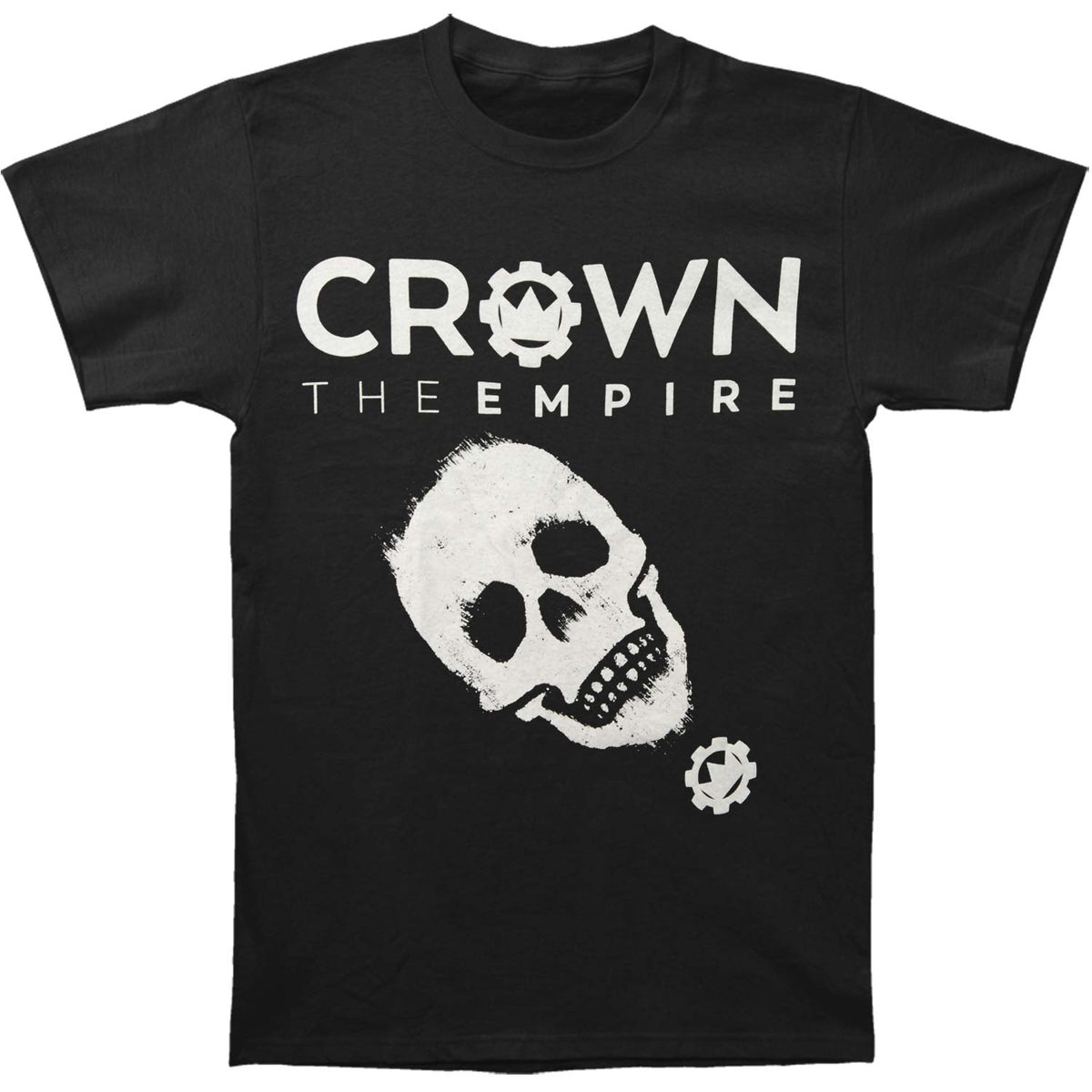 Crown The Empire Crown Skull Slim Fit T-shirt Front