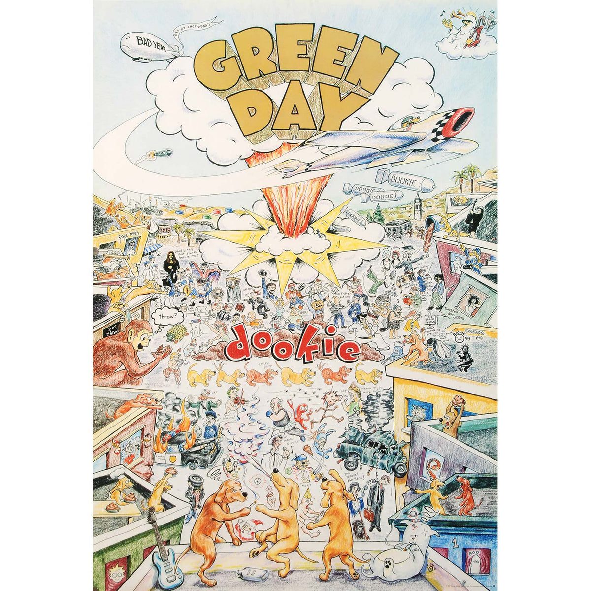 Green Day Dookie Domestic Poster Front