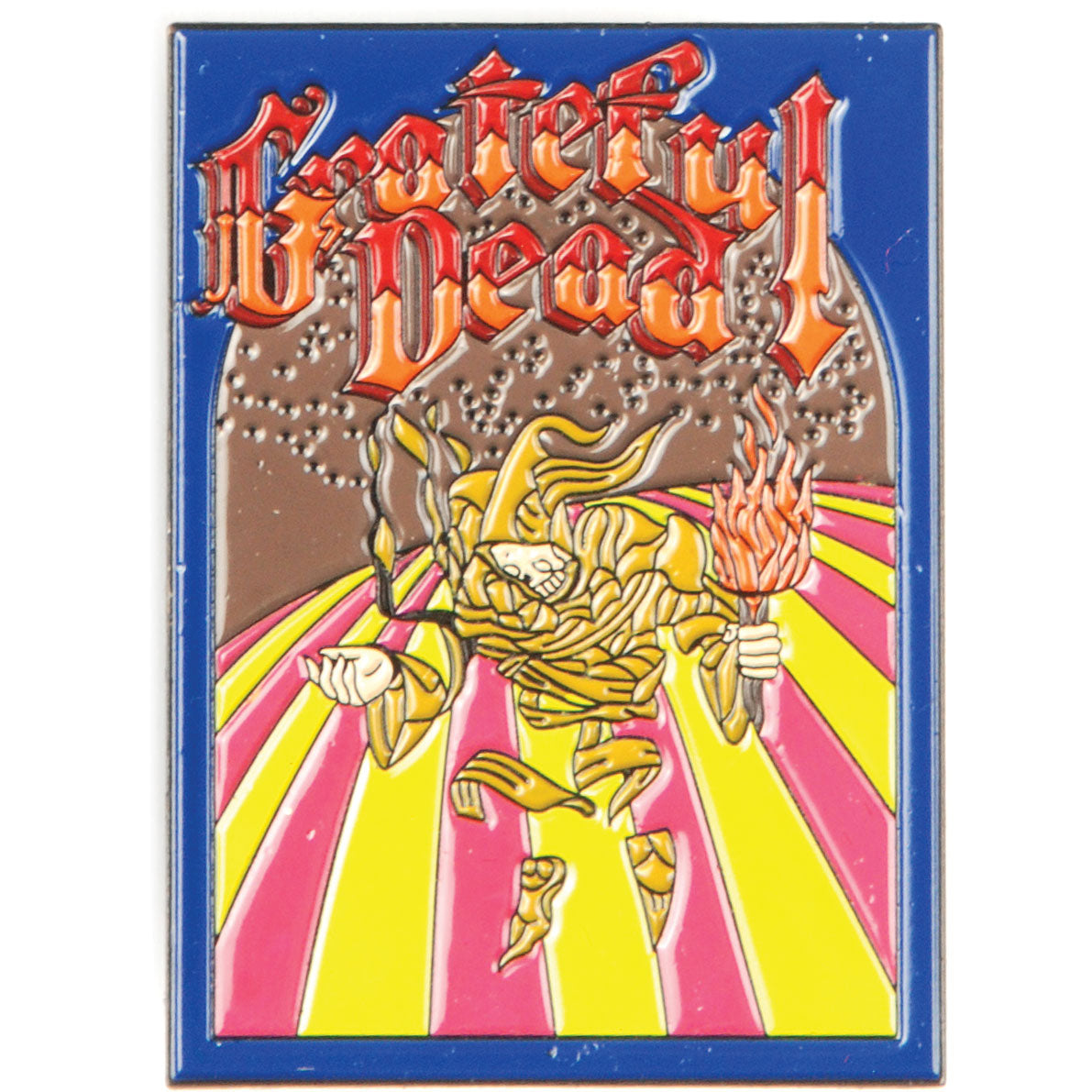 Grateful Dead Cosmic Charlie Pewter Pin Badge