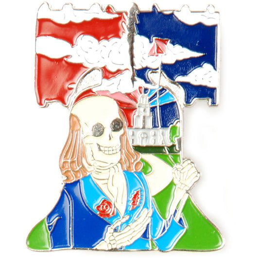 Grateful Dead Franklin Tower Pewter Pin Badge
