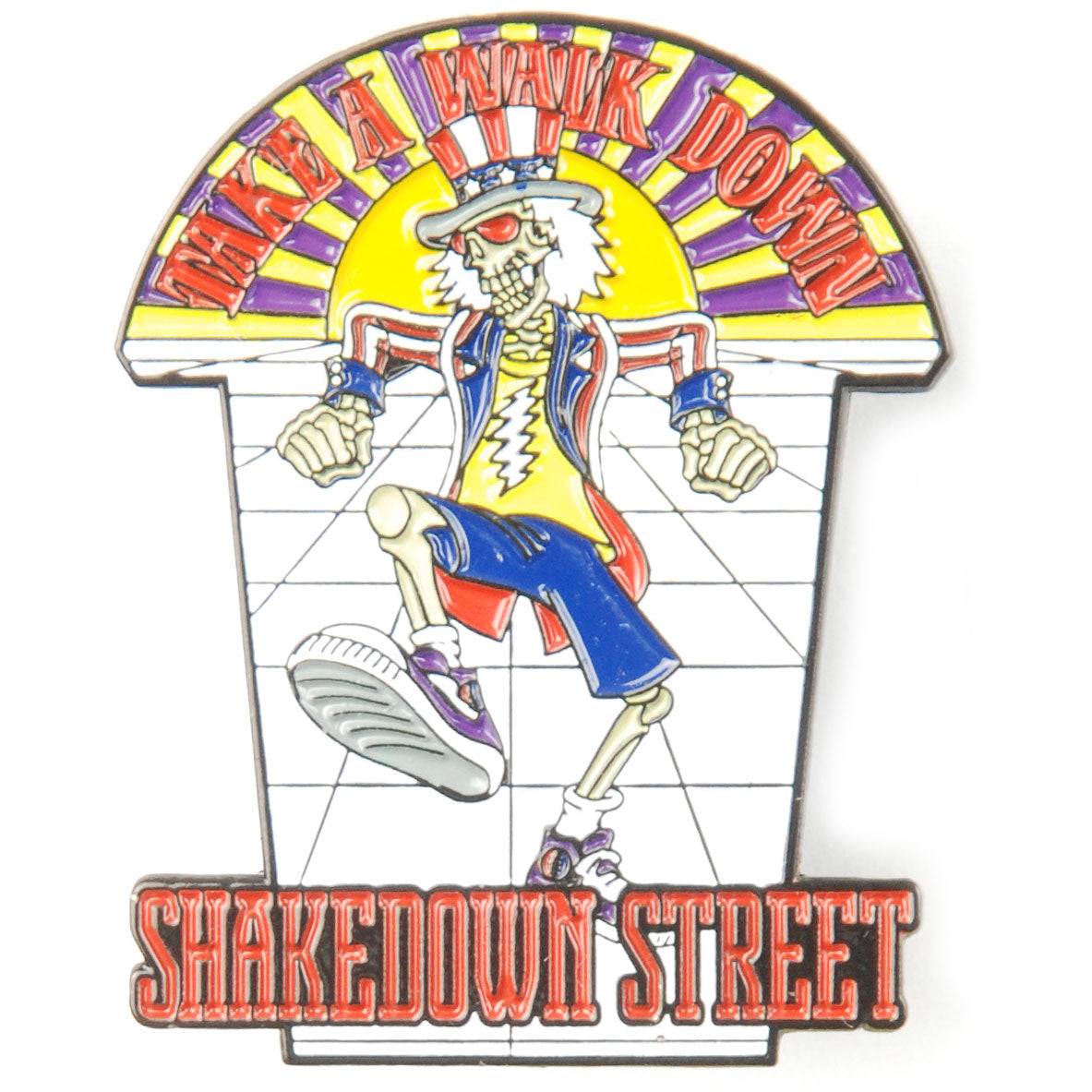 Grateful Dead Shakedown Street Pewter Pin Badge