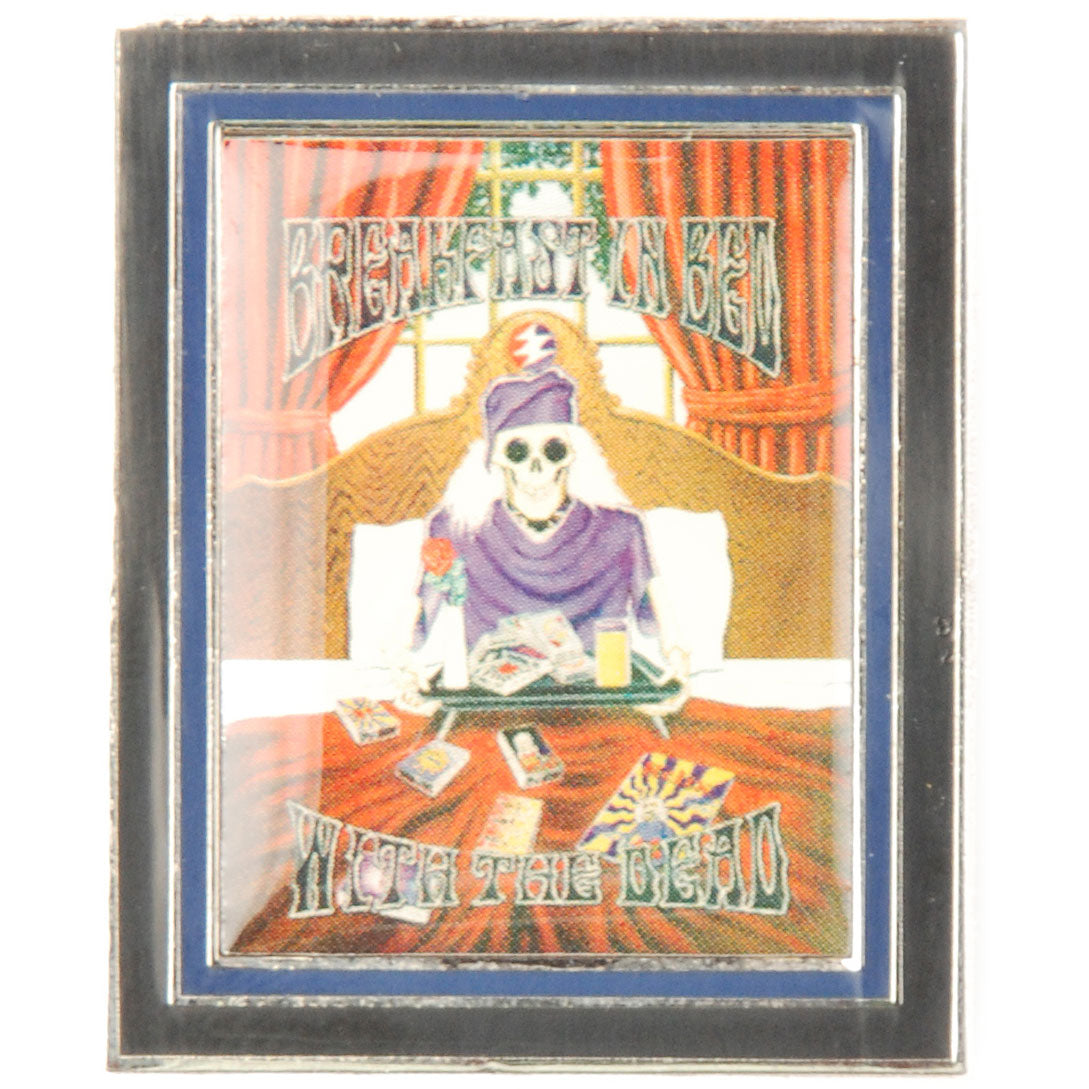 Breakfast In Bed Pewter Pin Badge