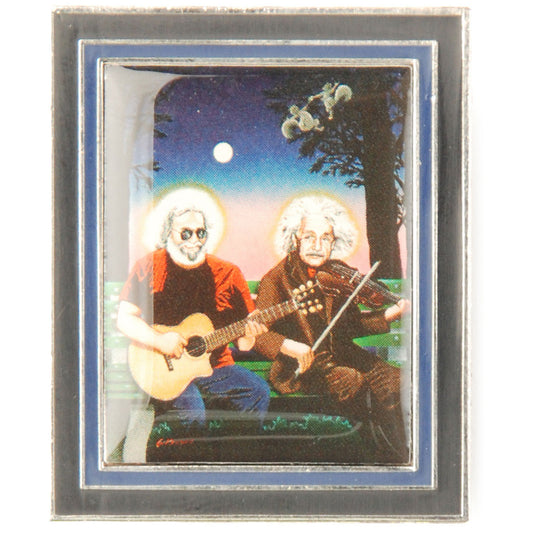 Grateful Dead Garcia & Einstien Pewter Pin Badge