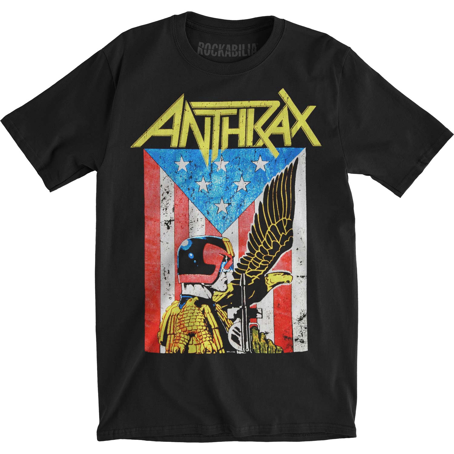 Anthrax Dread Eagle Slim Fit T-shirt Front