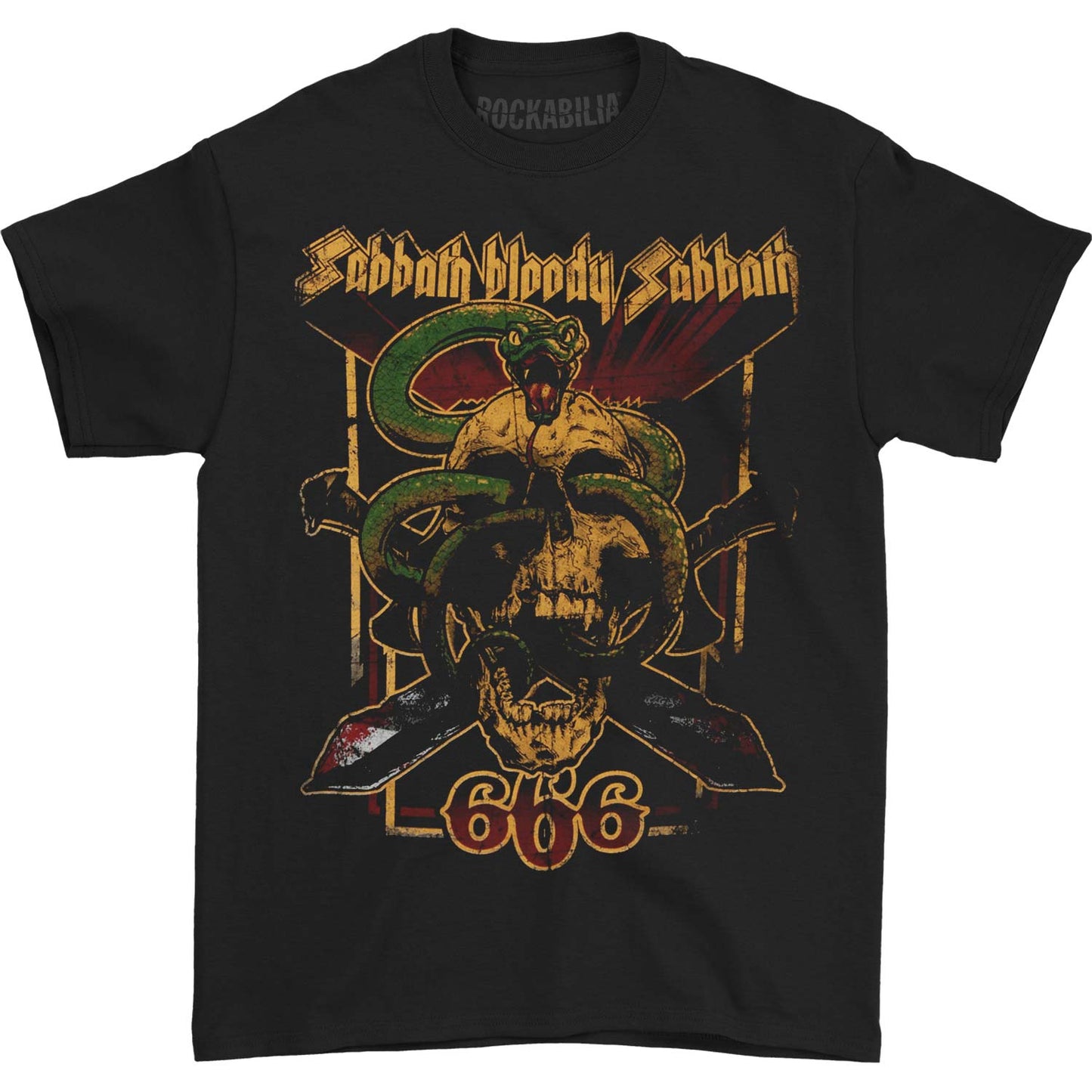 Black Sabbath Bloody Sabbath 666 T-shirt Front