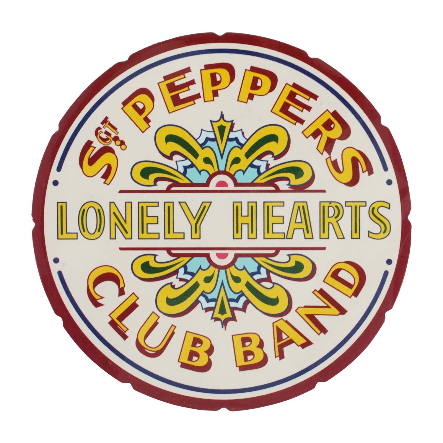 Beatles Sgt Pepper Drum Magnet Front