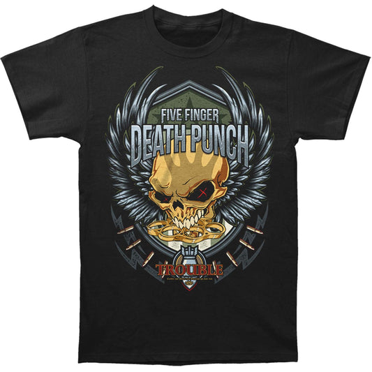 Five Finger Death Punch Trouble T-shirt Front
