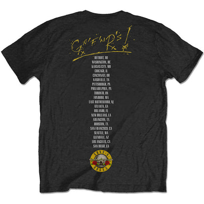 Guns N Roses Not In This Lifetime Tour Slim Fit T-shirt Back