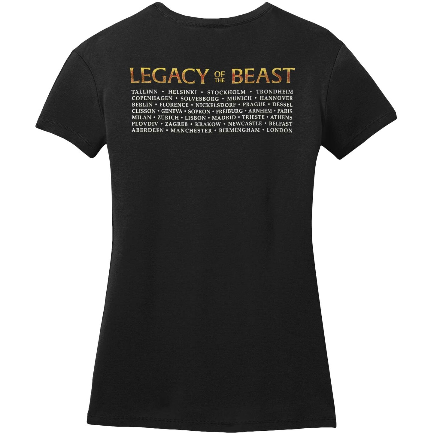 Legacy Of The Beast Tour Ladies Tee Junior Top