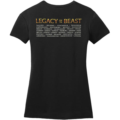 Legacy Of The Beast Tour Ladies Tee Junior Top