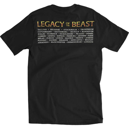 Iron Maiden Legacy Of The Beast Tour Slim Fit T-shirt Back