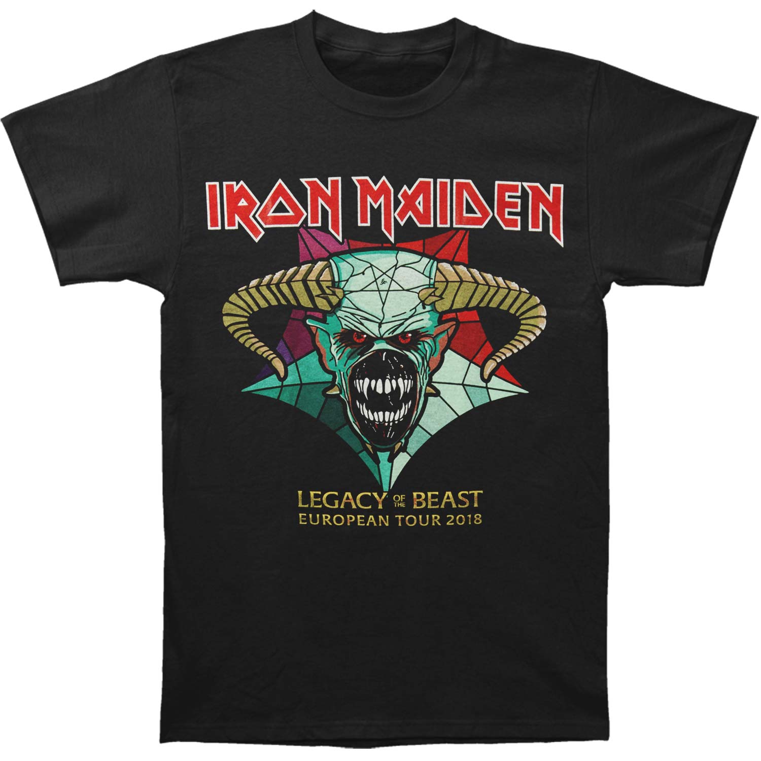 Iron Maiden Legacy Of The Beast Tour Slim Fit T-shirt Front