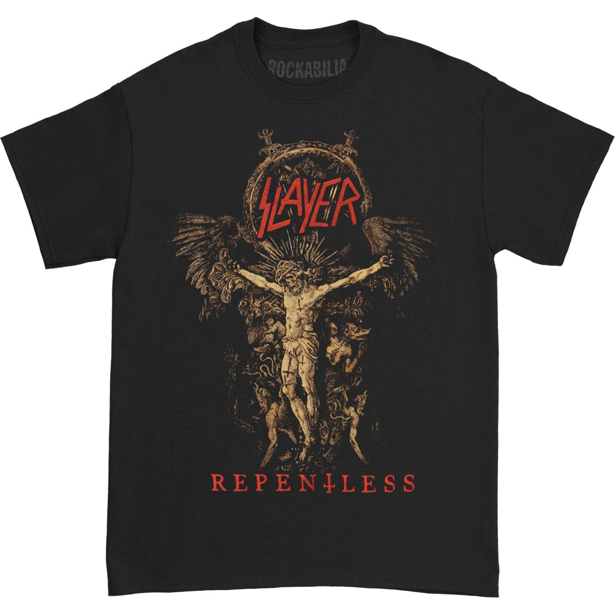 Slayer Cruciform Skeletal T-shirt Front