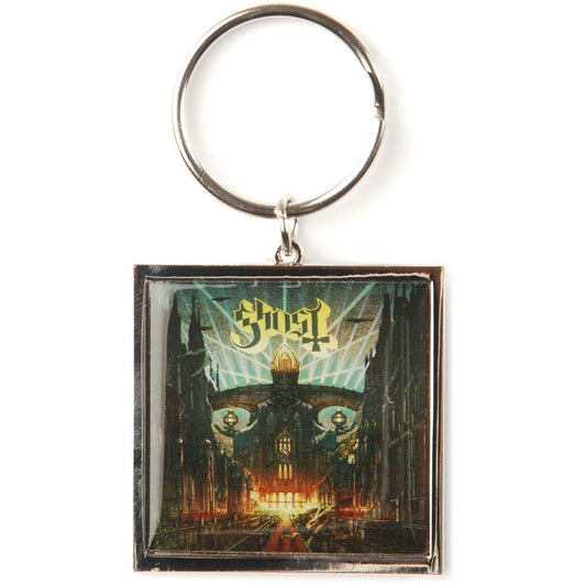 Ghost Meliora Metal Key Chain Front