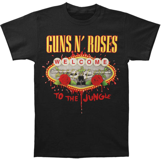 Guns N Roses Welcome To The Jungle Slim Fit T-shirt Front