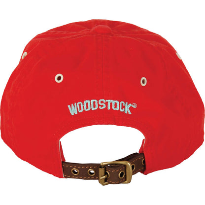 Woodstock Snider-Brushed Cotton Leather Buckle Baseball Cap Back