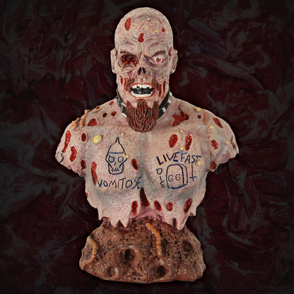 GG Allin 25th Deathiversary Bust Sculpture Back