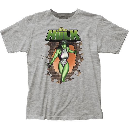 She-Hulk Bricks Slim Fit T-shirt Front