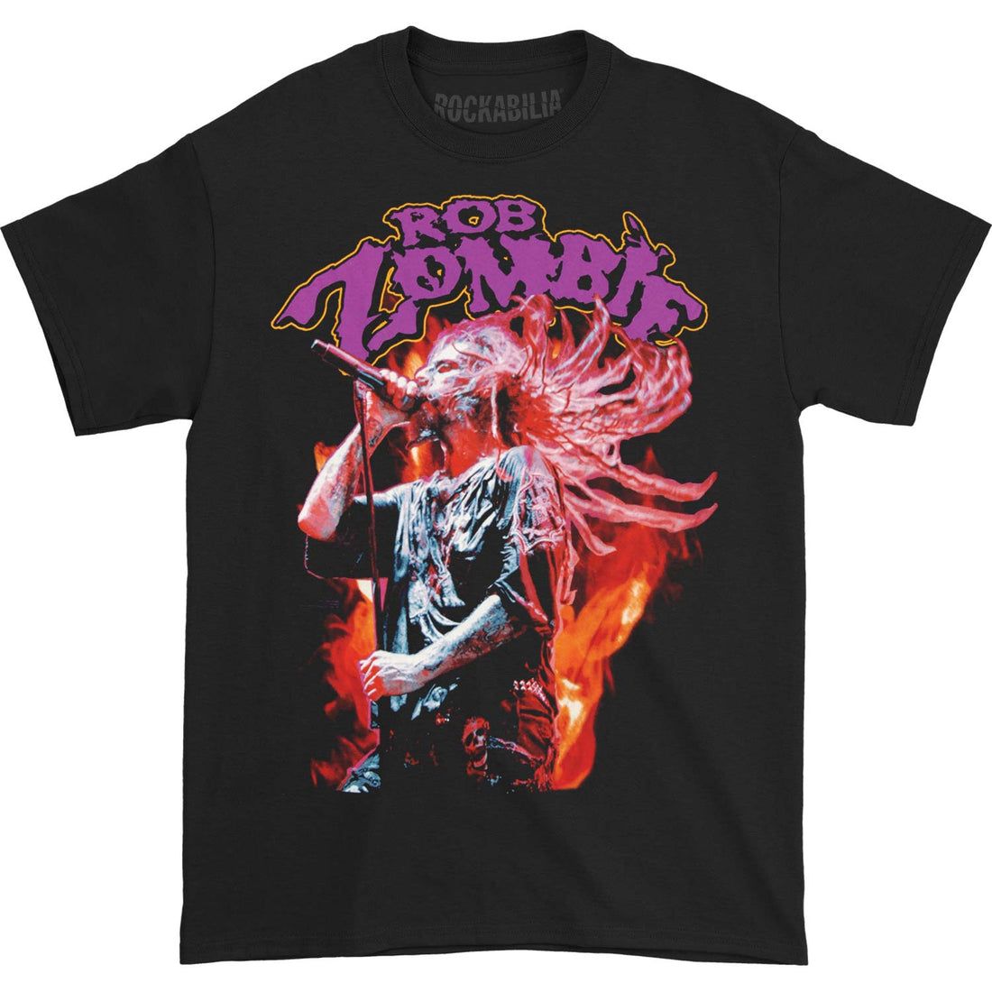 Rob Zombie Concert Photo T-shirt 401616 | Rockabilia Merch Store