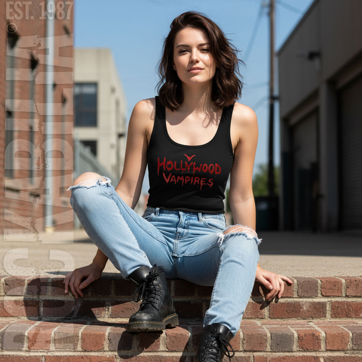 Bloody Foil Logo Womens Tank