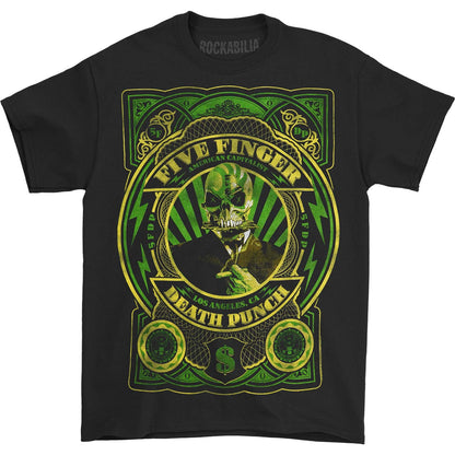 Five Finger Death Punch Cigar 2011 Tour T-shirt Front
