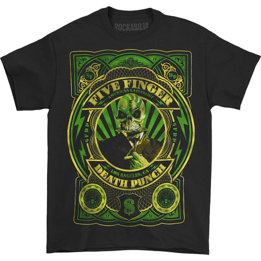 Five Finger Death Punch Cigar 2011 Tour T-shirt Front