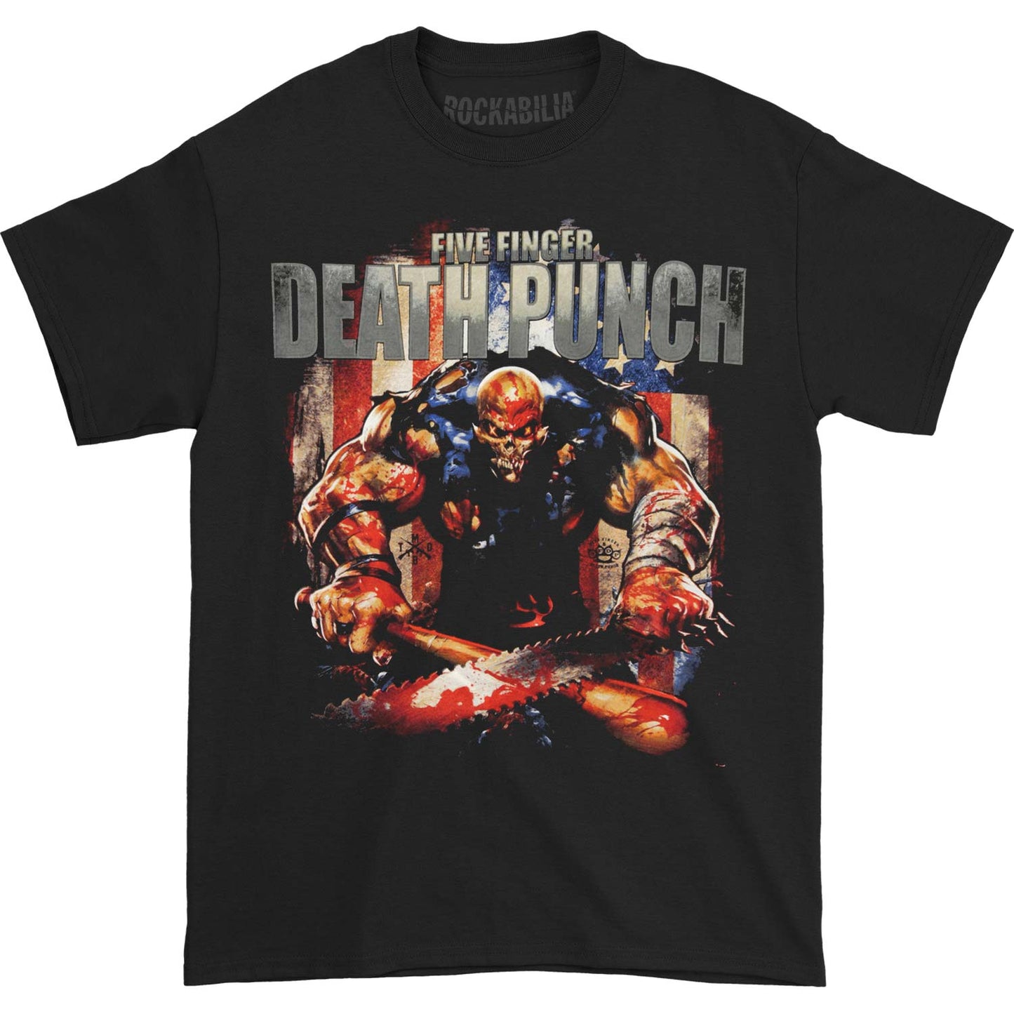 Five Finger Death Punch Baseball Bat T-shirt Front