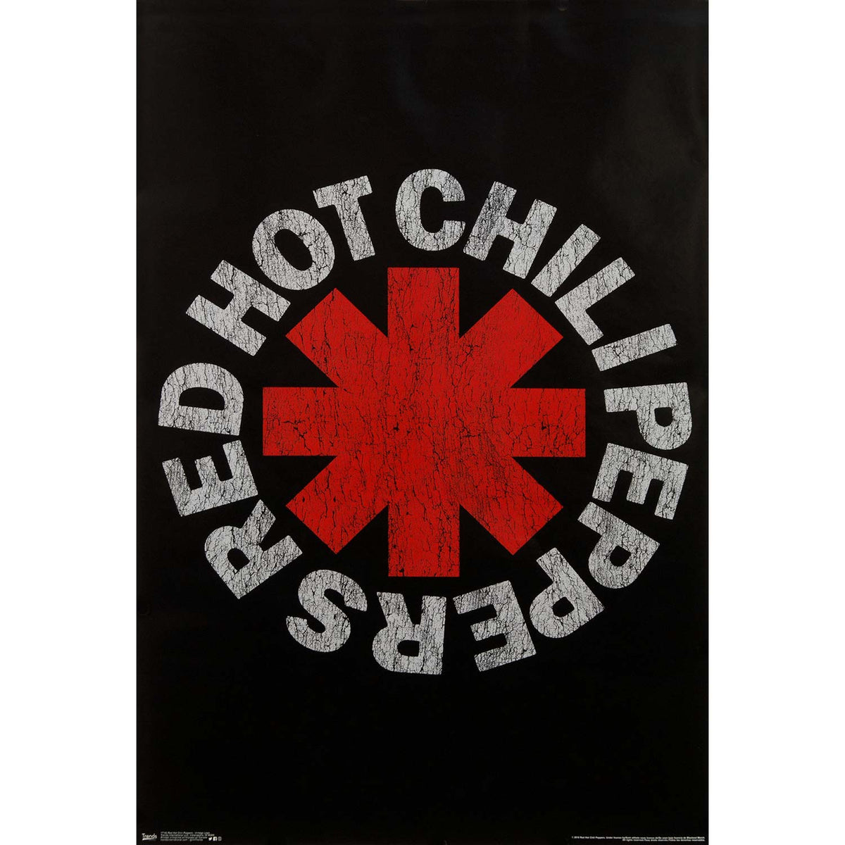 Red Hot Chili Peppers Vintage Logo Domestic Poster Front