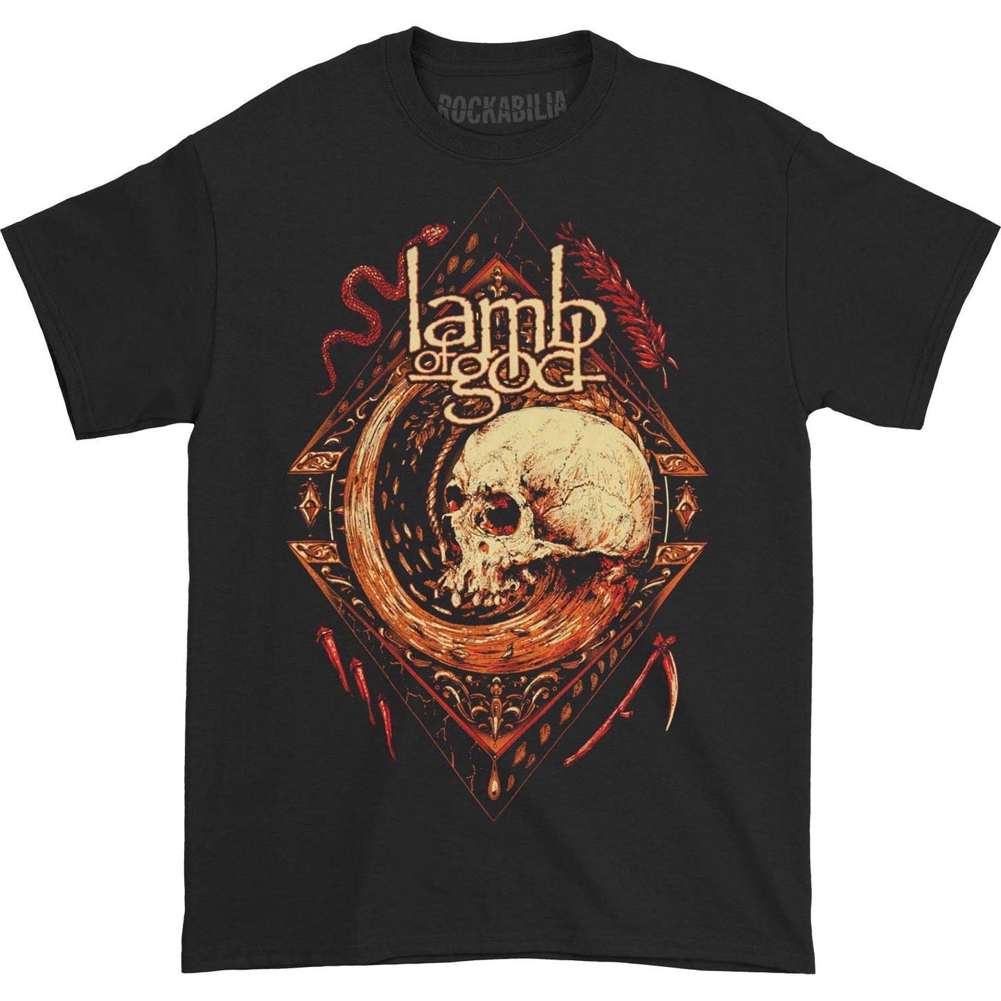 Lamb Of God Mori Wheel Tee T-shirt Front