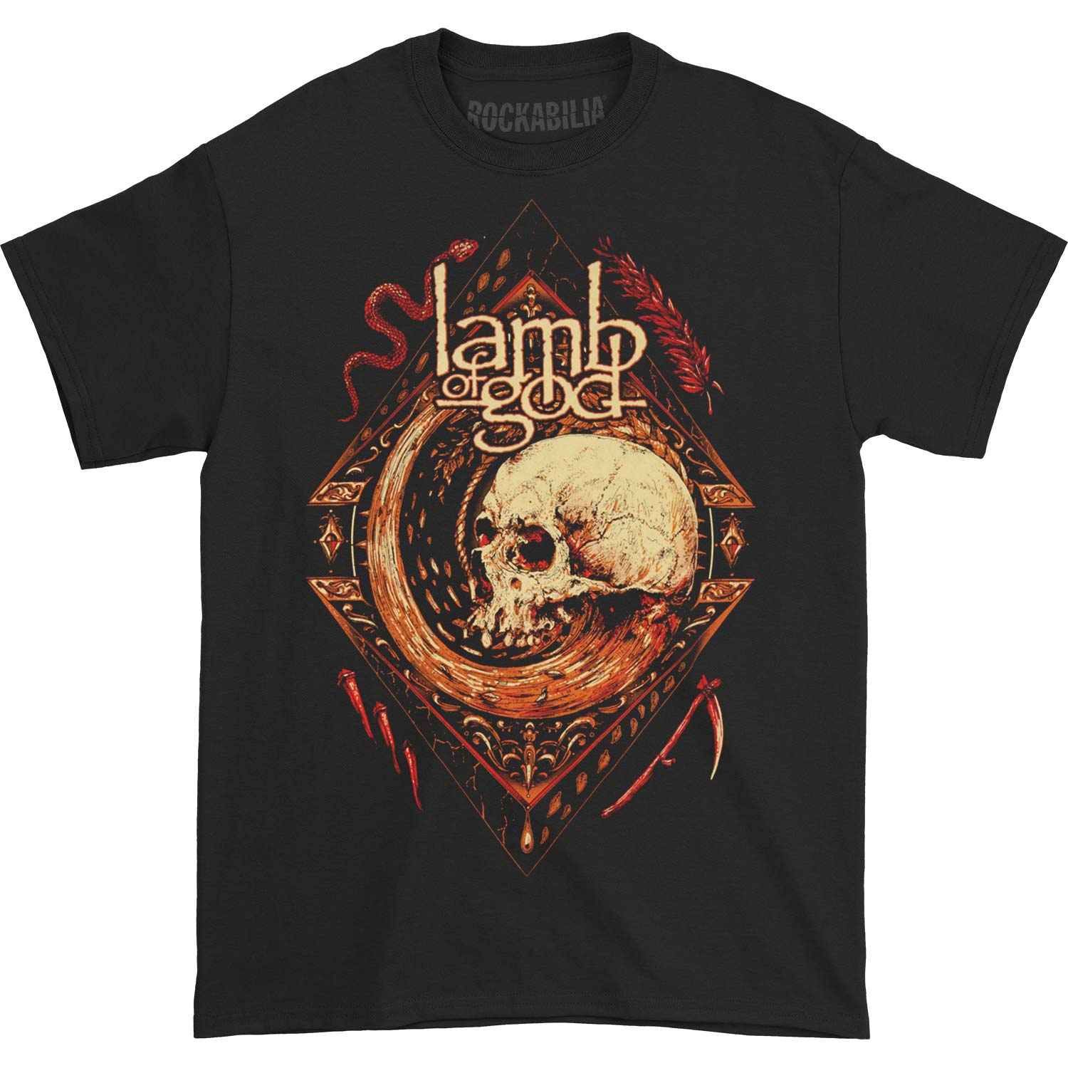 Lamb Of God Mori Wheel Tee T-shirt Front