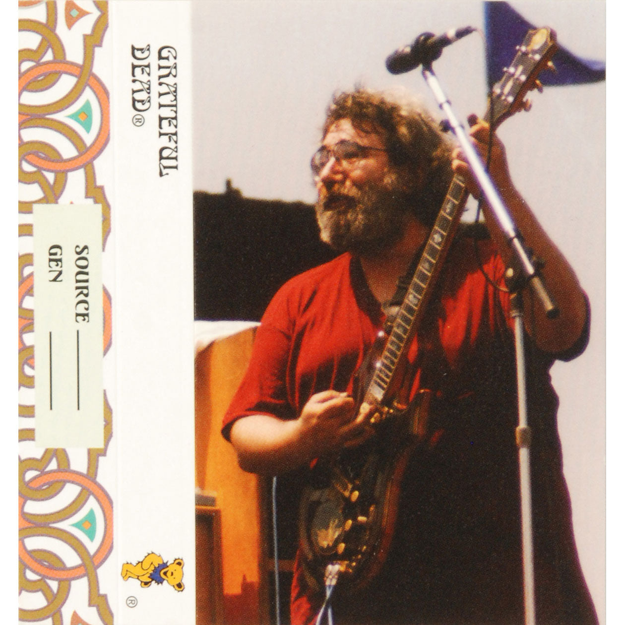 Grateful Dead Jerry Playing Guitar Promo Glossy