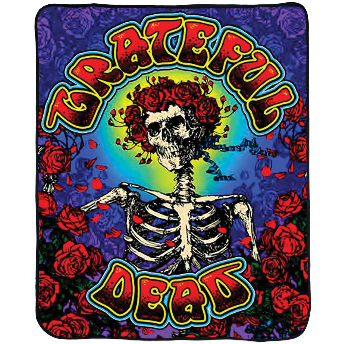 Grateful Dead Bertha Fleece Blanket Front