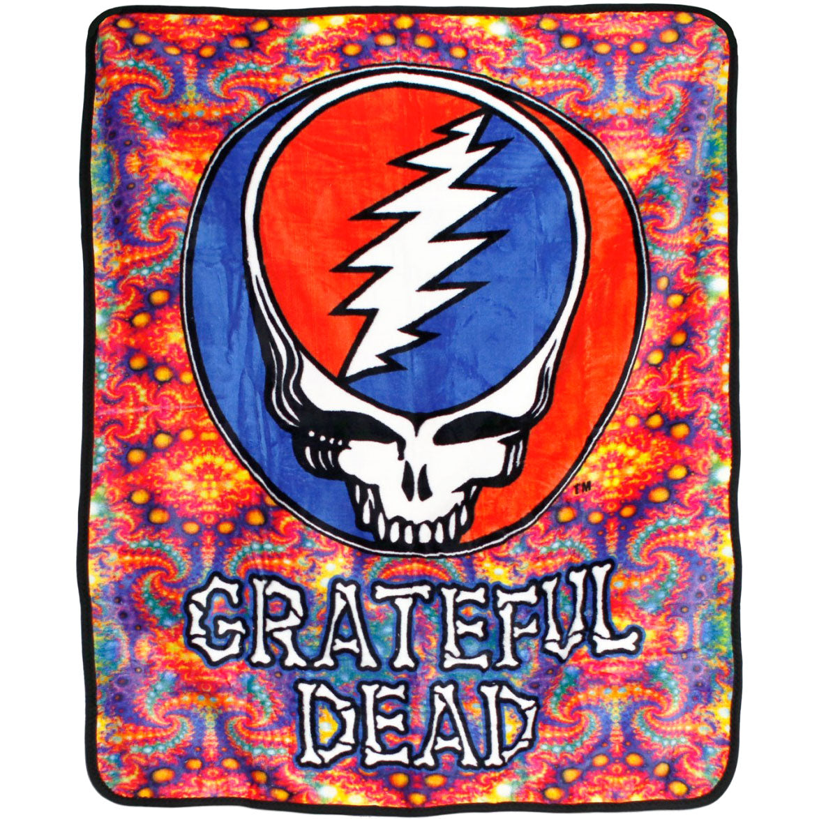 Grateful Dead SYF Bone Logo Fleece Blanket