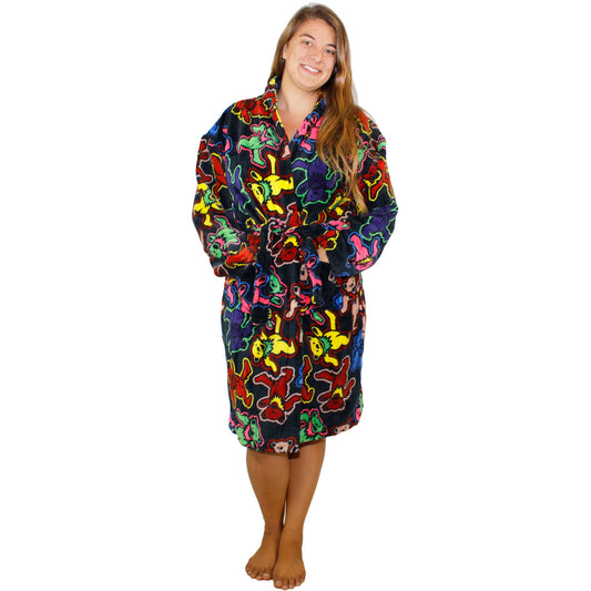 Grateful Dead Jumbo Bears Bath Robe Front