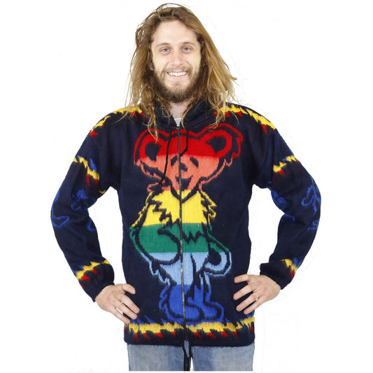 Grateful Dead Rainbow Bear Jacket